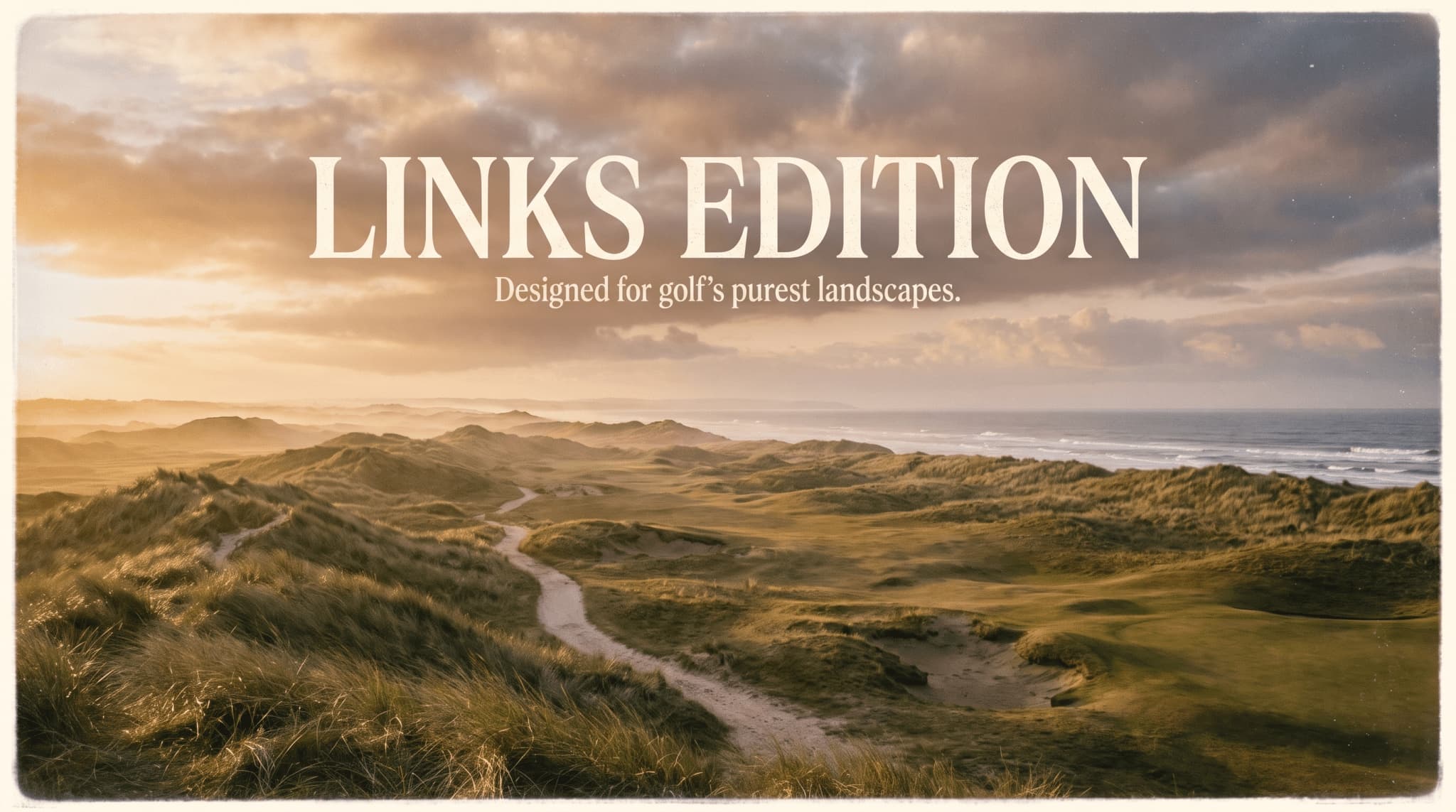 Links Edition — designed for golf's purest landscapes